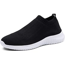 TIOSEBON Womens Walking Trainers Casual Simple Breathable Running Shoes Shock Absorbing Sneakers for Work