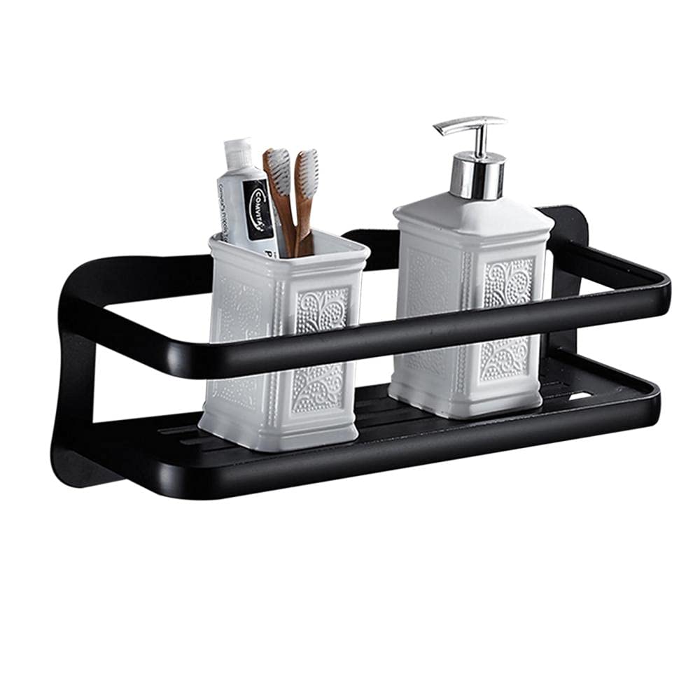 Étagère de salle de bain support de douche sans perçage et rangement adhésif