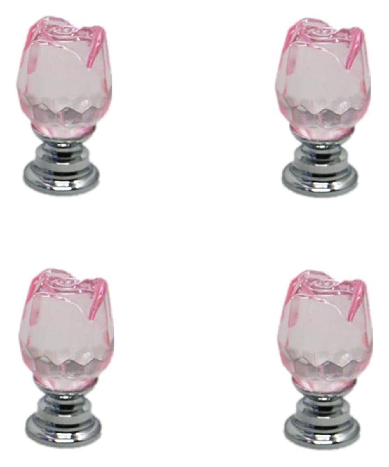 Poignées en verre diamant pour remplacer vos vieux boutons de placard usés