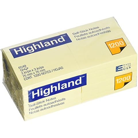 Highland Self-Sticking Note Pad Cover