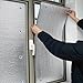 Produktbild Fenster Isolierung Gegen Hitze 9mm Sonnenschutzfolie Fenster Innen an Fenster-Energiesparfolie, Kälteschutz- Und Wärmedämmfolie, Wiederverwendbar, UV Schutzfolie Fensters(24"x44"/61x112cm)