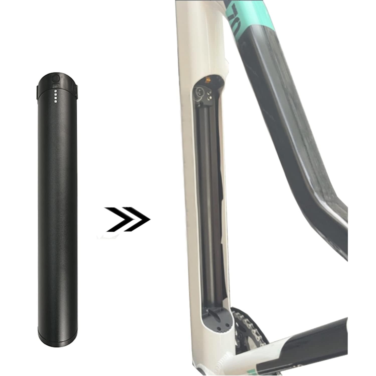 36V 14Ah 504Wh Batterie de vélo électrique pour Megamo ridon 10 Reention EEL Mini pour zundapp Lithium E-Bike Batterie avec Chargeur & BMS de vélo électrique pour Megamo Lane USX