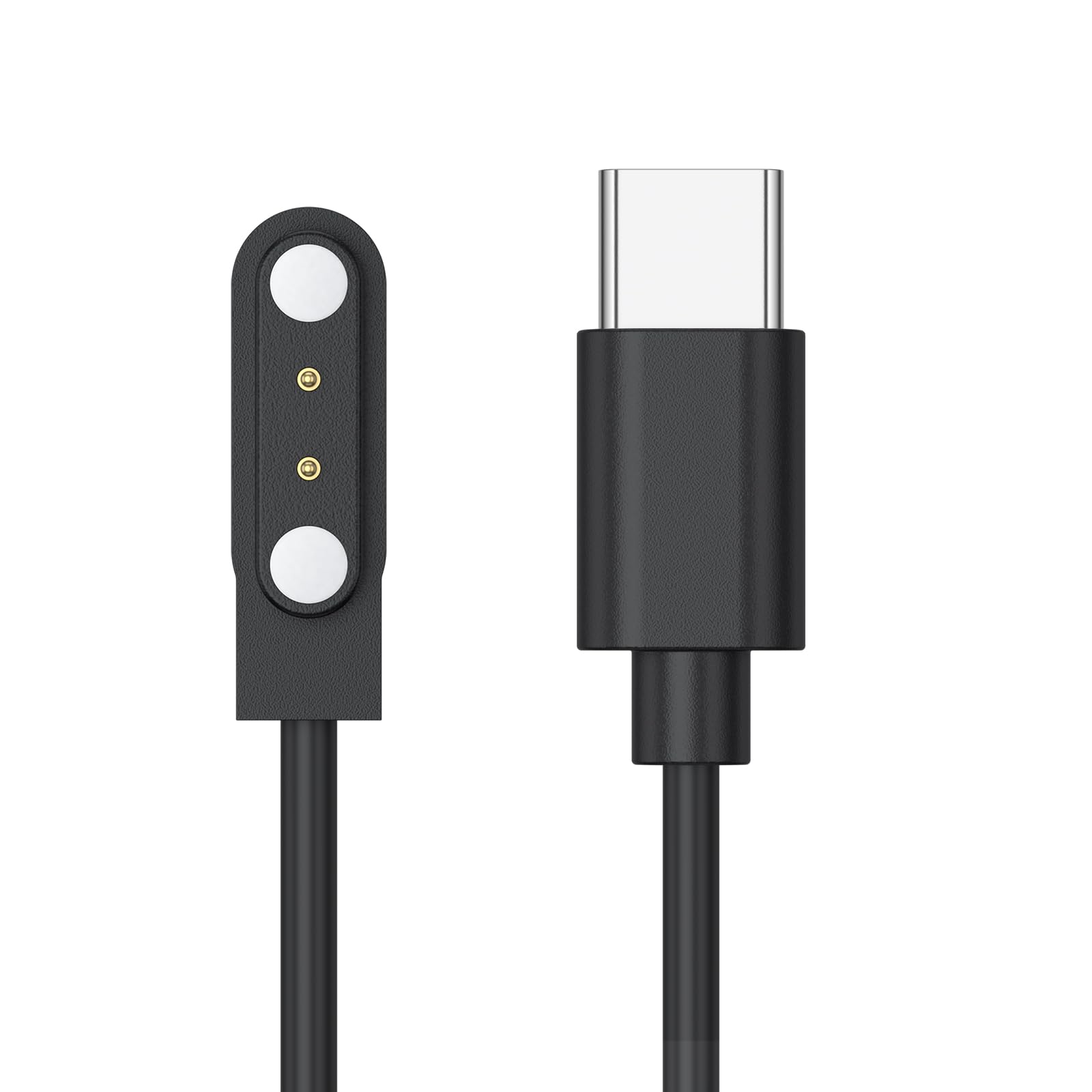 Tobfit Smartwatch USB Type Charging Cable Compatible with Boat, Fire Boltt, Noise, Dizo, Beatxp, Fast-Track, Ptron 2-Pin Charger Watches (Cable Only)-picture-19