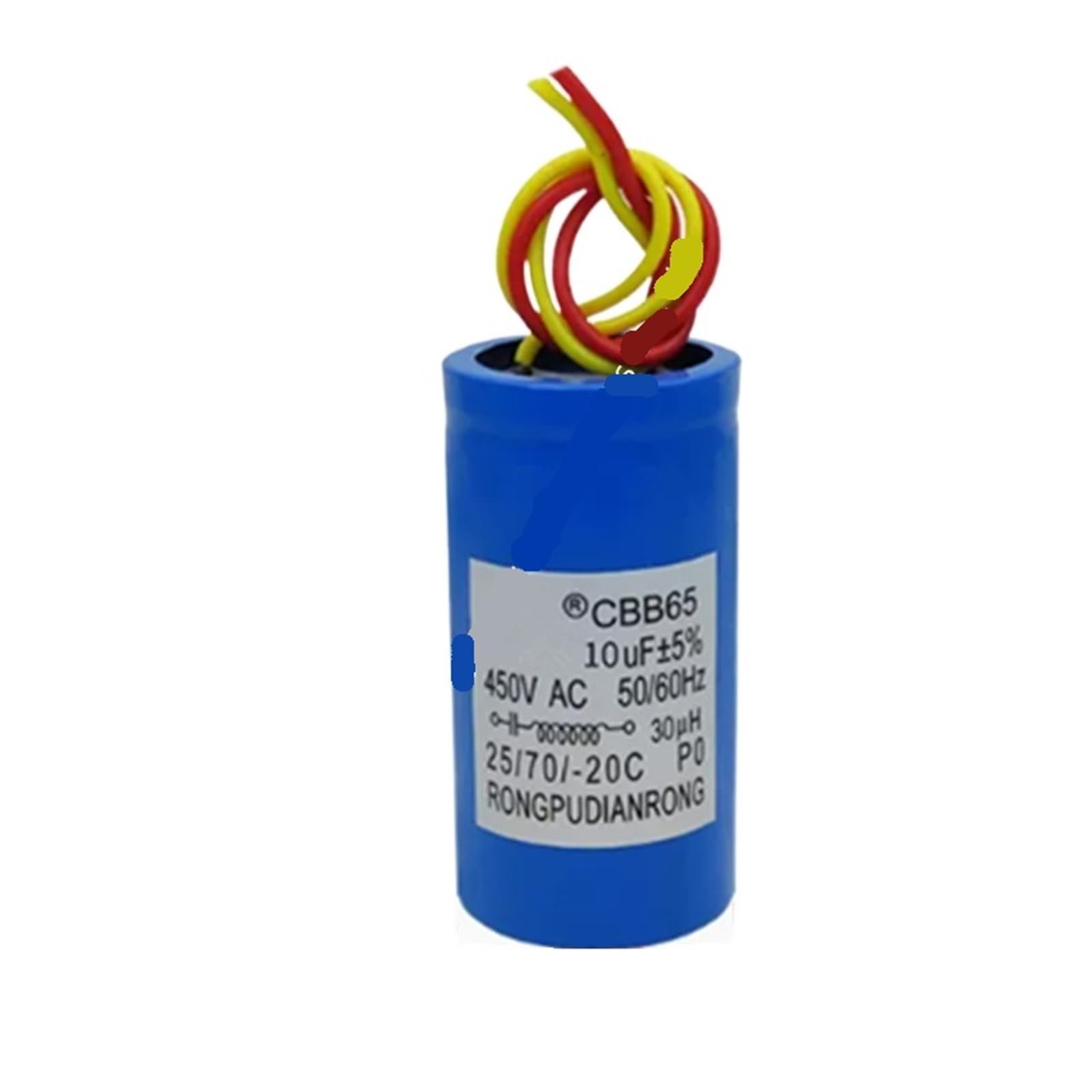 Condensateur CBB65 11uF en aluminium prolonge la durée de vie du moteur