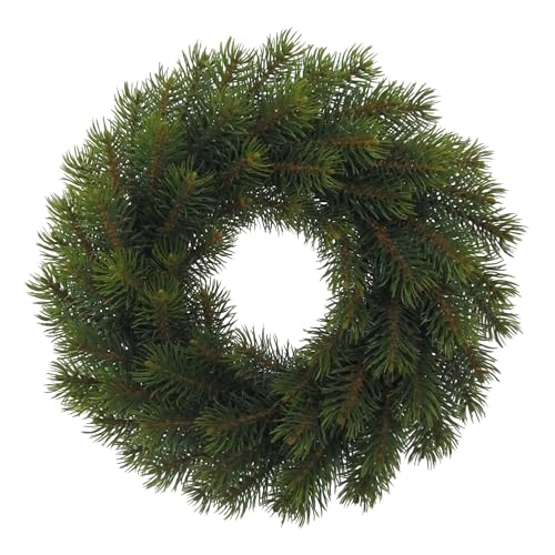 CREATIV green künstlicher Tannen-Kranz 30 cm I Weihnachtskranz mit 76...