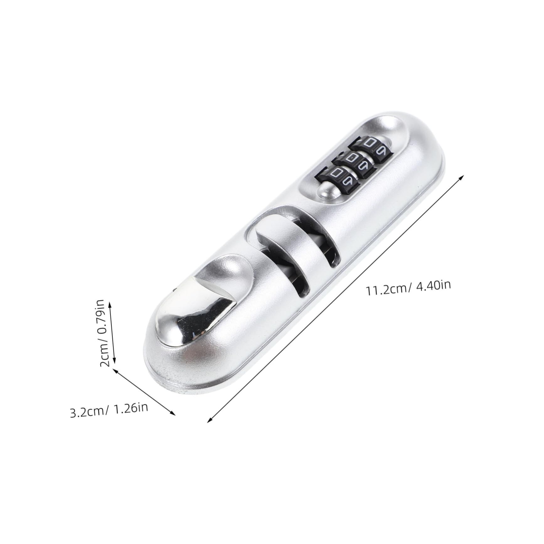 3 Pezzi Luggage Lock con Combinazione Sicurezza per Valigie e Materiale Resistente e Urti Design e per Viaggi