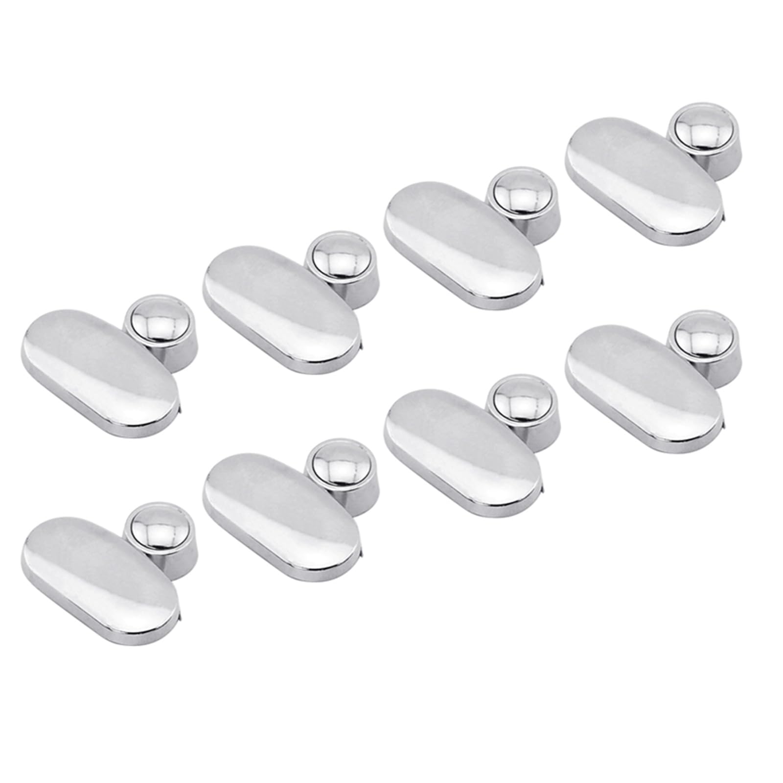 Duyeuau Multicolor Corrosions Resistant Zincs Alloys Clip Secure Wall Mirrored Clamps For Framelessly Mirrored Mounting In Humid Environment Mounting Brackets