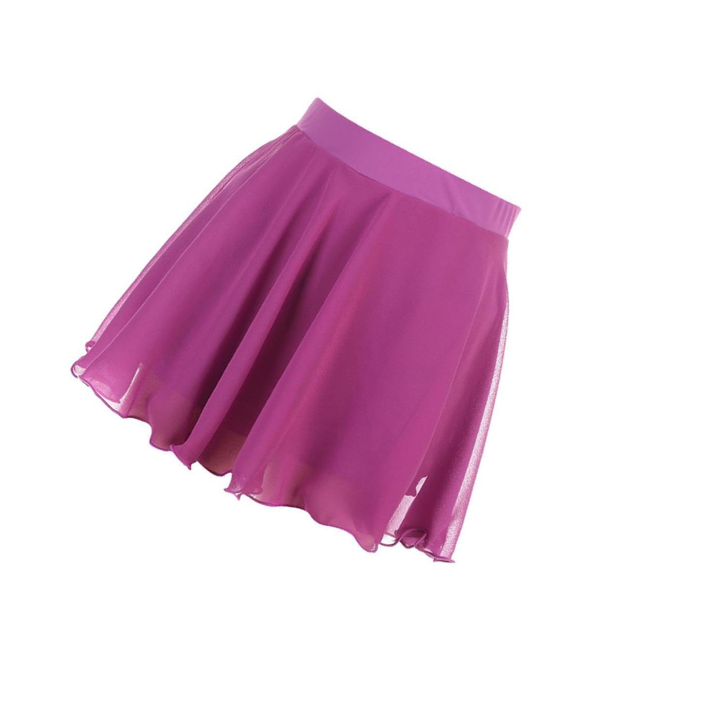 Abito da pattinaggio sul ghiaccio da donna, gonna leggera, morbido e traspirante, abbigliamento protettivo per pattinaggio sul ghiaccio, abito da