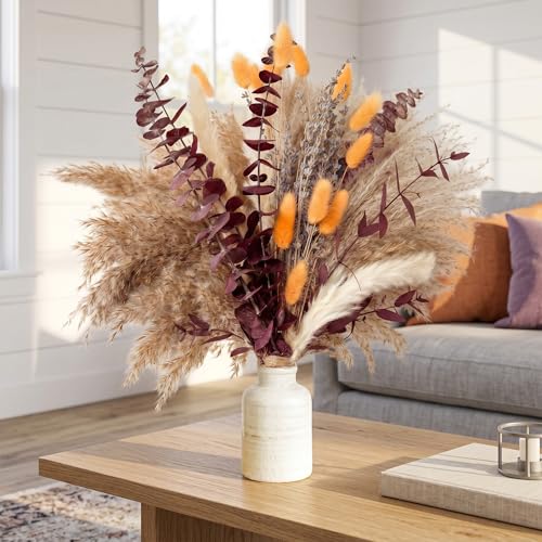 Ramo de Flores Secas Boho para Decoración Otoñal miniatura 3
