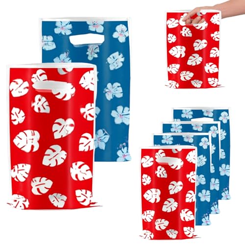 حقائب ليلو اند بارتي من زد اتش ال كيه اتش اي او بي، 30 قطعة من اكياس هدايا عيد الميلاد، اكياس حلوى وهدايا للحفلات للاطفال، 25 × 16.5 سم، حقائب ليلو وجودي لمستلزمات حفلات اعياد الميلاد