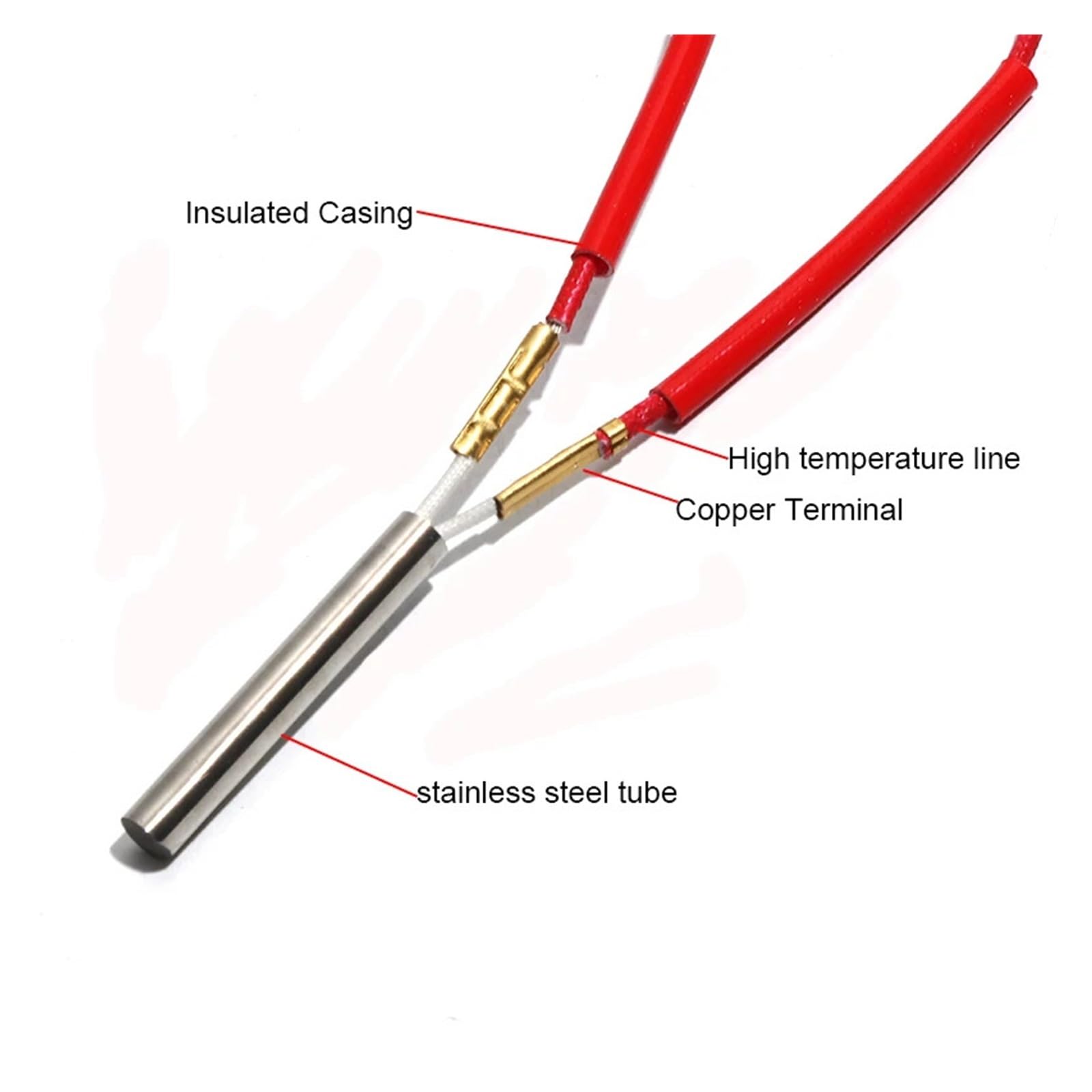 2 Tubi Di Riscaldamento A Cartuccia - 10mm Diametro, 200W, Per 110V/220V/380V - Ideali Per Industria E Fai Da Te - Foto 4