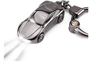 SomGem Cool Keychains for Men with Flashlight