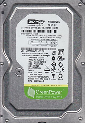 wd5002abys-01b1b0、DCM hhnnht2mab、Westernデジタル500?GB SATA 3.5ハードドライブ Amazon.com: Western Digital WD5002ABYS RE3 3.5-inch
