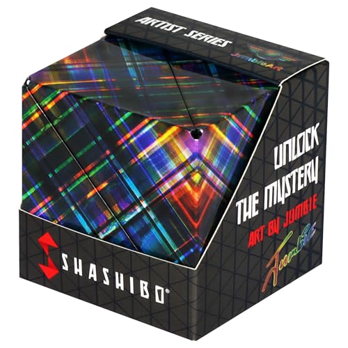 Image of Shashibo DODECA Magnetic Puzzle Cube, Sensory Fidget Toy for Adults & Kids, Stress Relief Fidget Toy for All Ages, Cool Fidget Toys for Desk, Shape Shifting Box, 100+ Possible Shapes