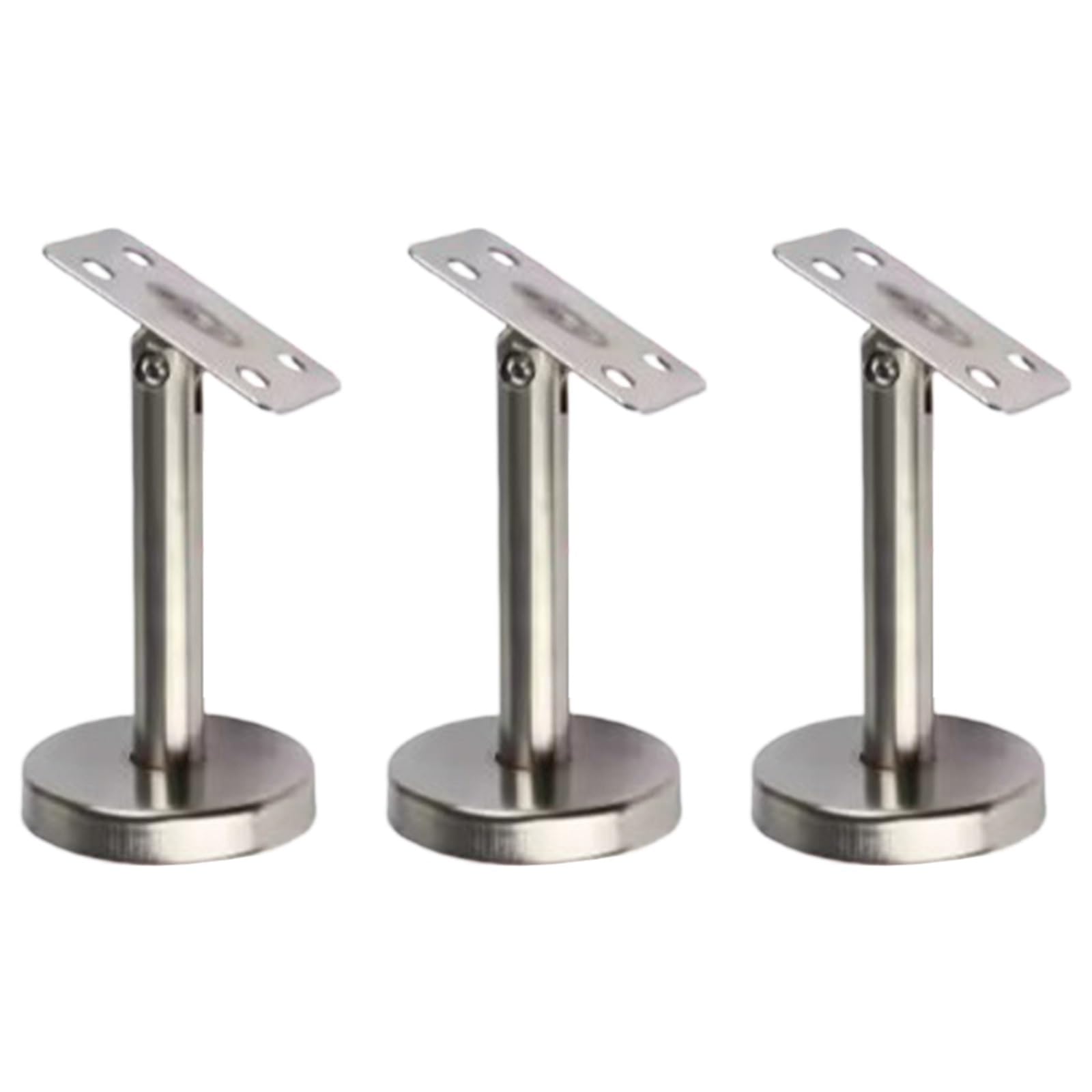 Banister Rail Brackets Elevated Areas Support Movable Column Bracket Sturdy for Handrails Commercial and Residential Settings(80mm-B)