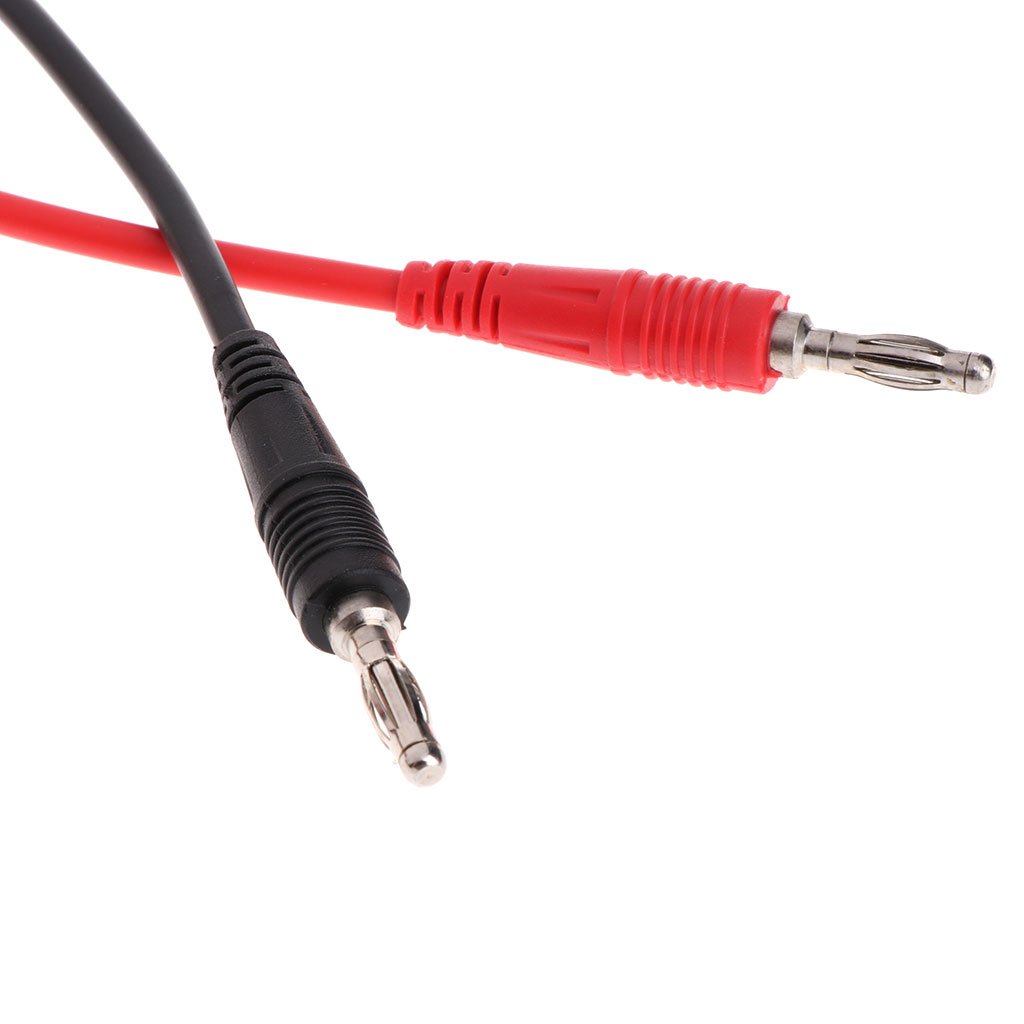 1/2/5pair Crocodile Alligator Test Hook Lead Clip 4mm Banana Plug Probe Cable 1M