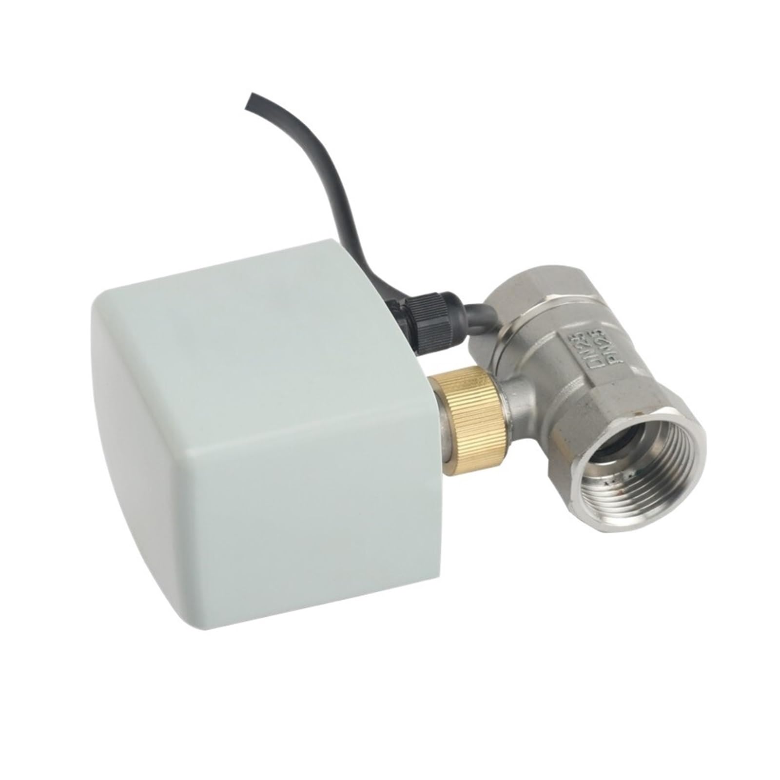 Valvola motorizzata Valvola motorizzata in Acciaio Inossidabile da 3/4" Valvola a Sfera elettrica a 3 Fili e 2 Controlli Coppia Elevata(24VDC)