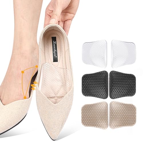 Image of Arch Support Inserts Women, Planter Facetious Support Inserts, for High Arch & Flat Feet, Washable and Reusable, Perfect for Sandals & Sneakers (3 Pairs Multicolor)