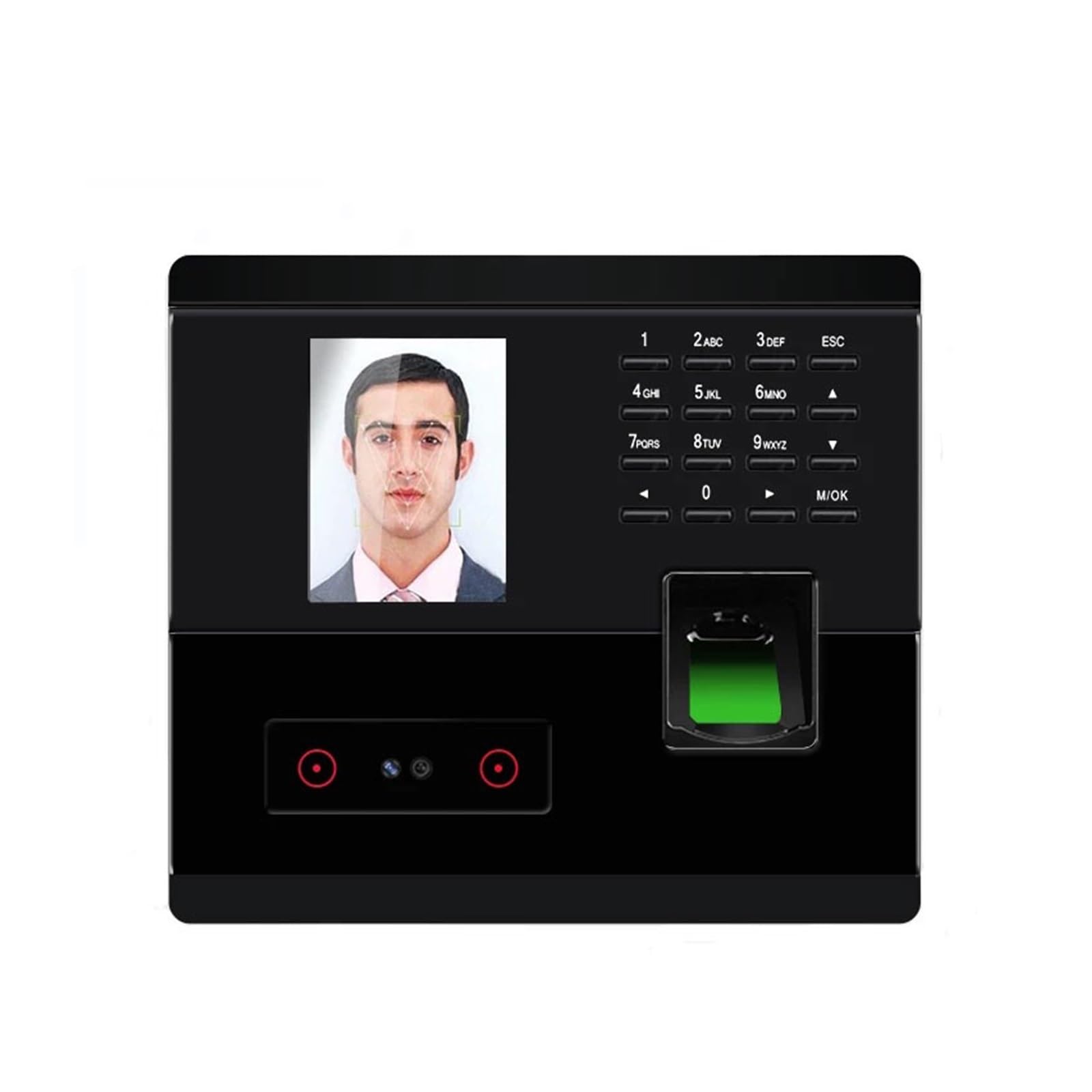CVFRDD Biometric Fingerprint Face Login Recognition Time Attendance And Access Control Machine USB Time Clcok Use Electric Lock(UF200)