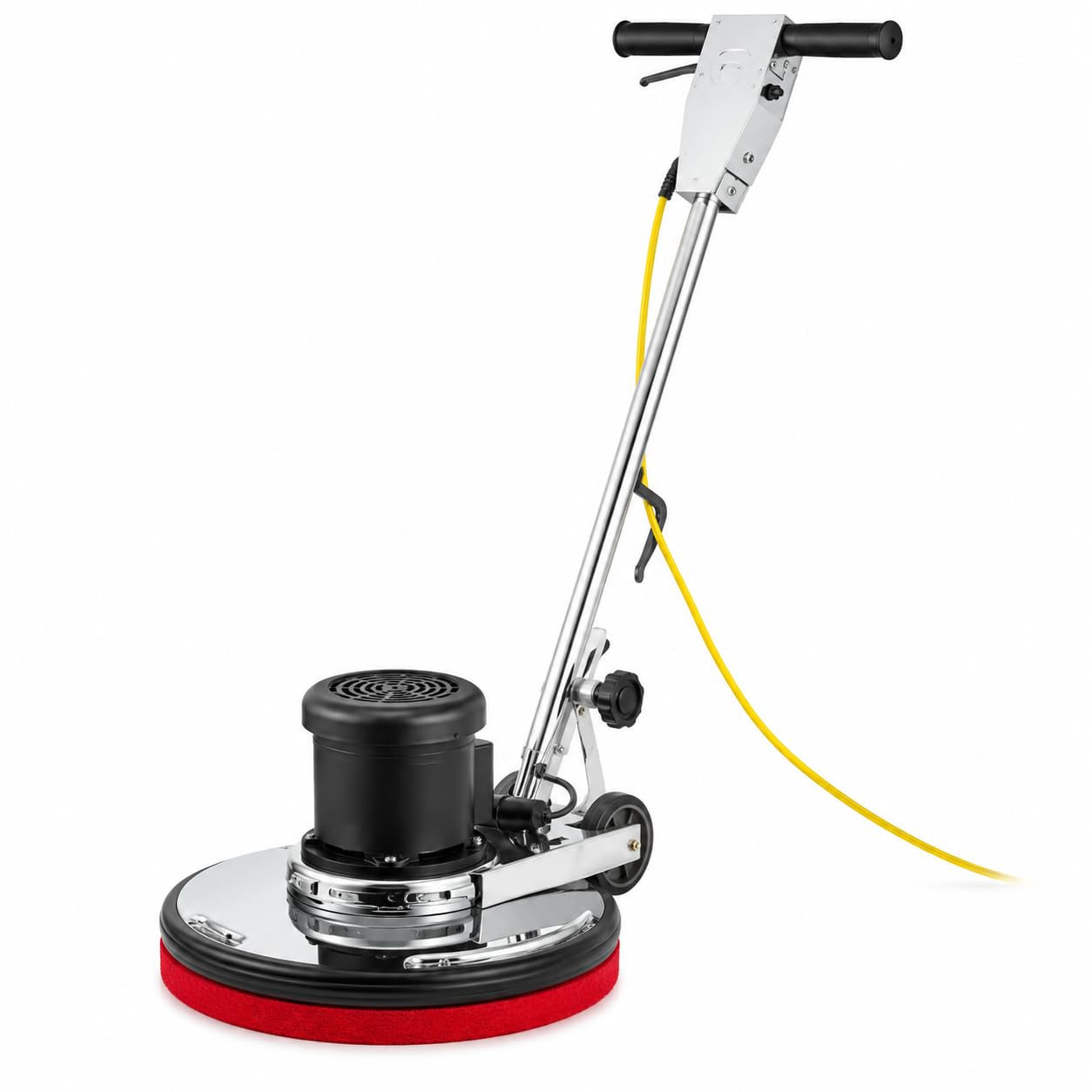 20-Inch Dual Speed Floor Machine by Glownary – Stainless Steel, Model 20dsfm175320