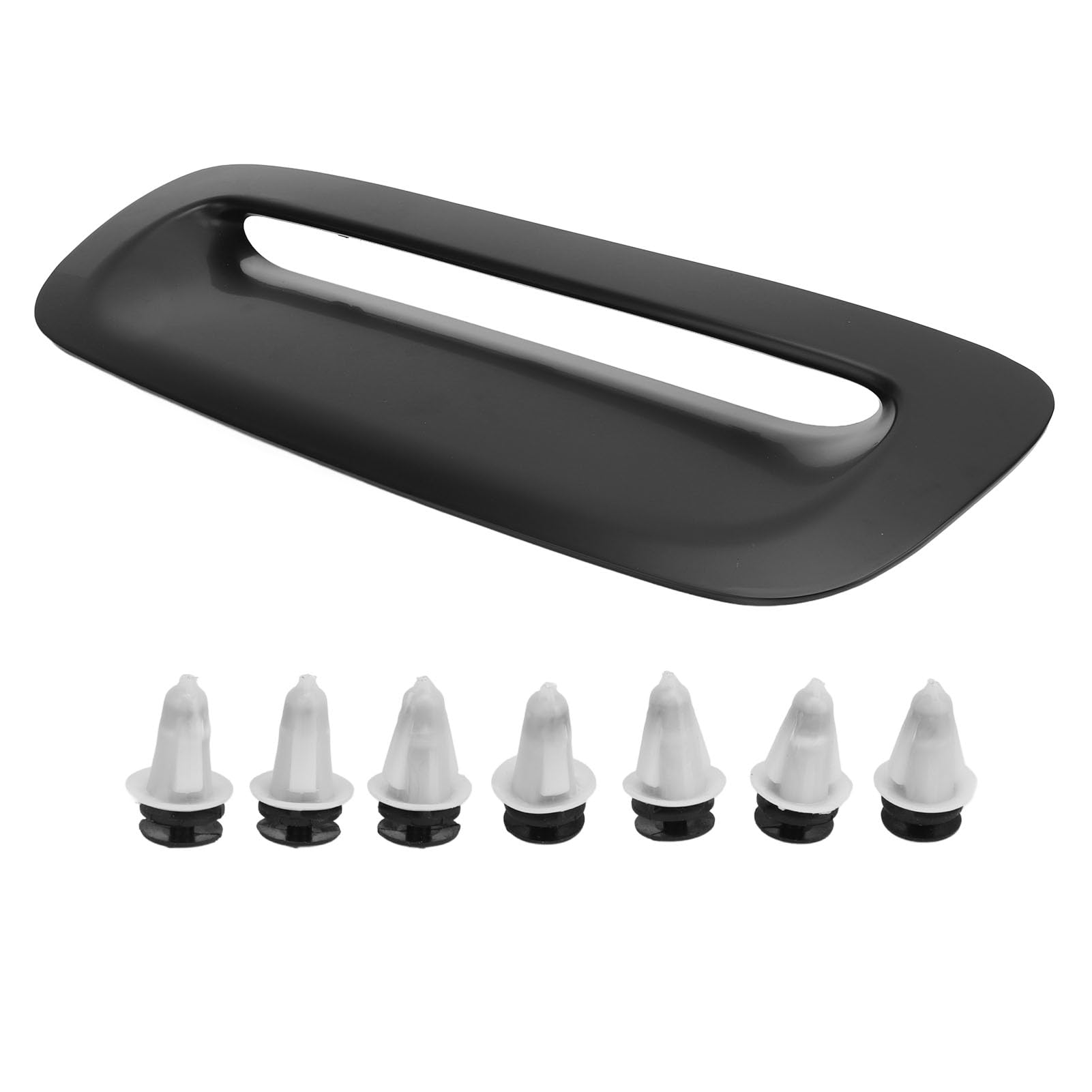 Osłona Wlotu Powietrza do Maski Silnika Mini S R56 R55 R57 2007-2014 - Plastikowa Osłona Chłodnicy Silnika ABS z 7-punktowym Systemem Klamer do Jazdy Po Torze Górskim w Mieście