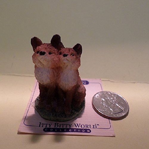 Itty Bitty World Collection Two Fox Cubs IBC-A013