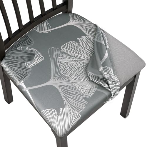 Image of SearchI Seat Covers for Dining Room Chairs Printed Chair Seat Covers 6 Pack