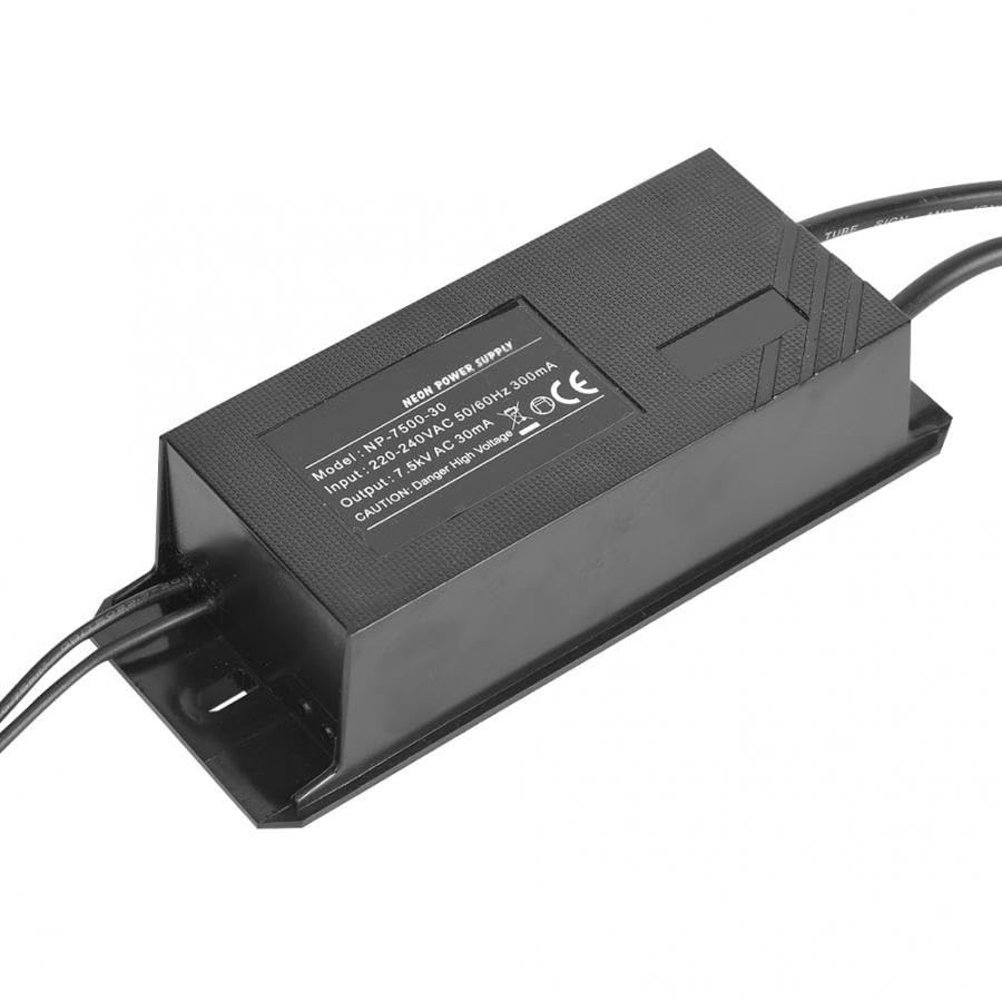Alimentation électrique pour signe néon NP-7500-30 transformateur électronique LED de 7,5 KV
