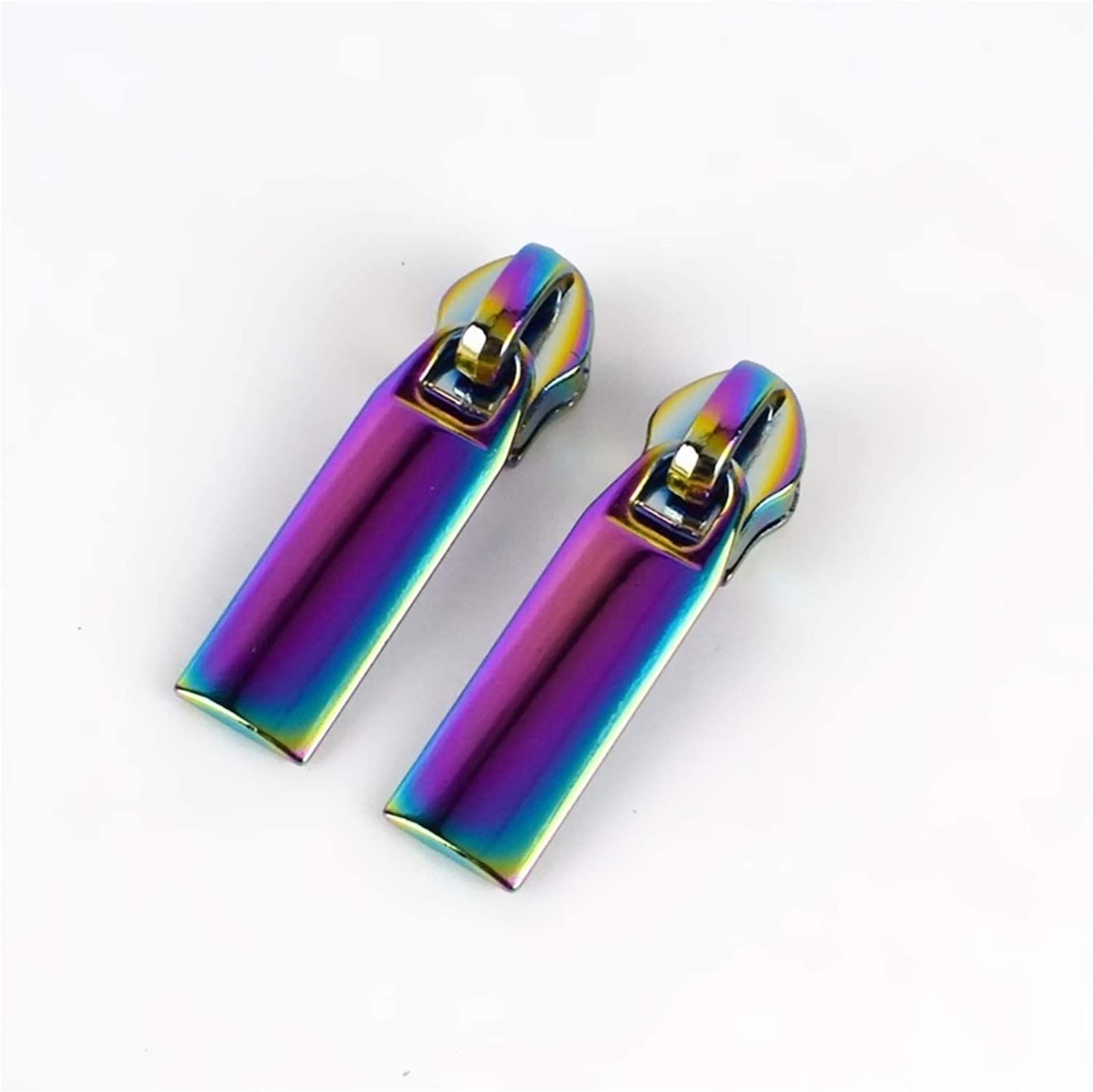 Tiradores de Cremallera, Kit de reparación de Cremalleras, Sencillo y Elegante, 20 Piezas, n.° 5, con Cremallera de Nailon, for Chaquetas de plumón, Accesorios de Bolsillo.(Colored)