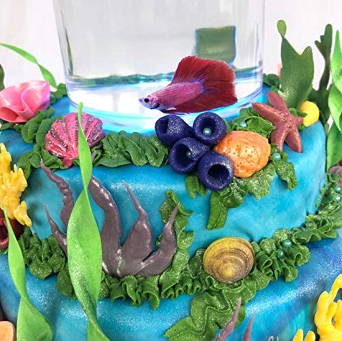 Floral Supply Online 5" Tall X 5" Wide Cylinder Glass Vase And Flower Guide Booklet -For Weddings, Events, Decorating, Arrangements, Flowers, Office, Or Home Decor. #TOP7