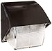 RAB Lighting WP1GH70 WP1 Metal Halide Wallpack with Prismatic Glass Lens, ED17 Type, Aluminum, 70W Power, 5600 Lumens, 120V, Bronze Color
