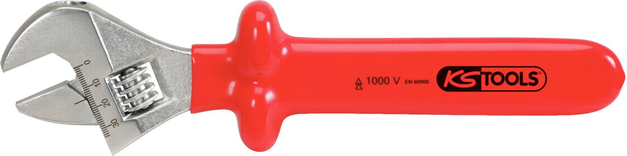 KS Tools 117.1250 Clé à molette 10" isolée 1000 V