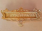 briefeinwurf briefschlitz briefklappe messing Graf von Gerlitzen Briefschlitz Briefklappe Brief Schlitz Klappe Einwurf Messing L1A