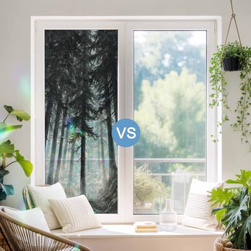 Película decorativa para ventana Jacciiper 17.7 x 78.7 pulgadas miniatura 4