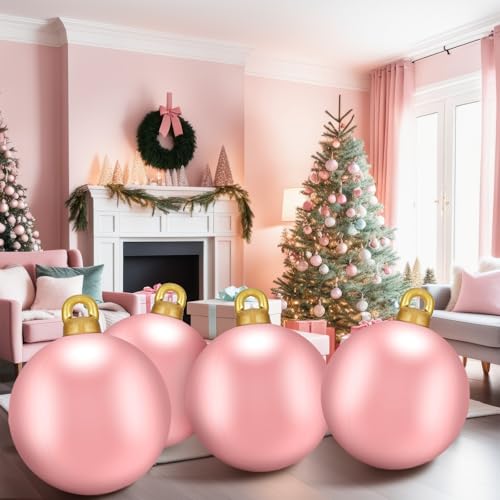 Boules de Noël géantes en PVC durable Jetec décorations gonflables extérieures