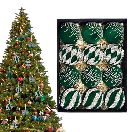 Weihnachtsdeko Innenbereich 27 Yiohejy Weihnachtskugeln Dekoration,12 Stück Weihnachtsdeko...