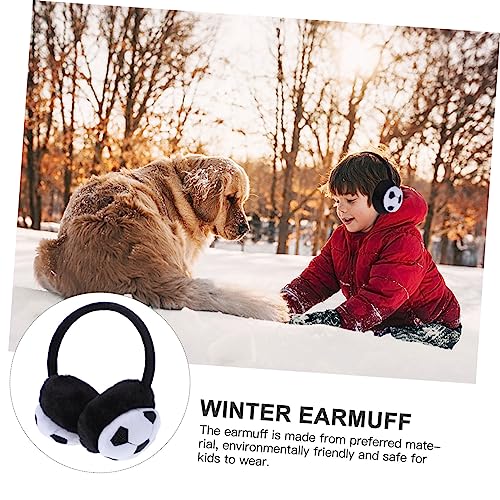 Children's Plush Winter Warm Earmuff Soft Ear Protectors 1-Piece Outdoor Ear Covers Cozy for Boys and Girls for Cold Weather4