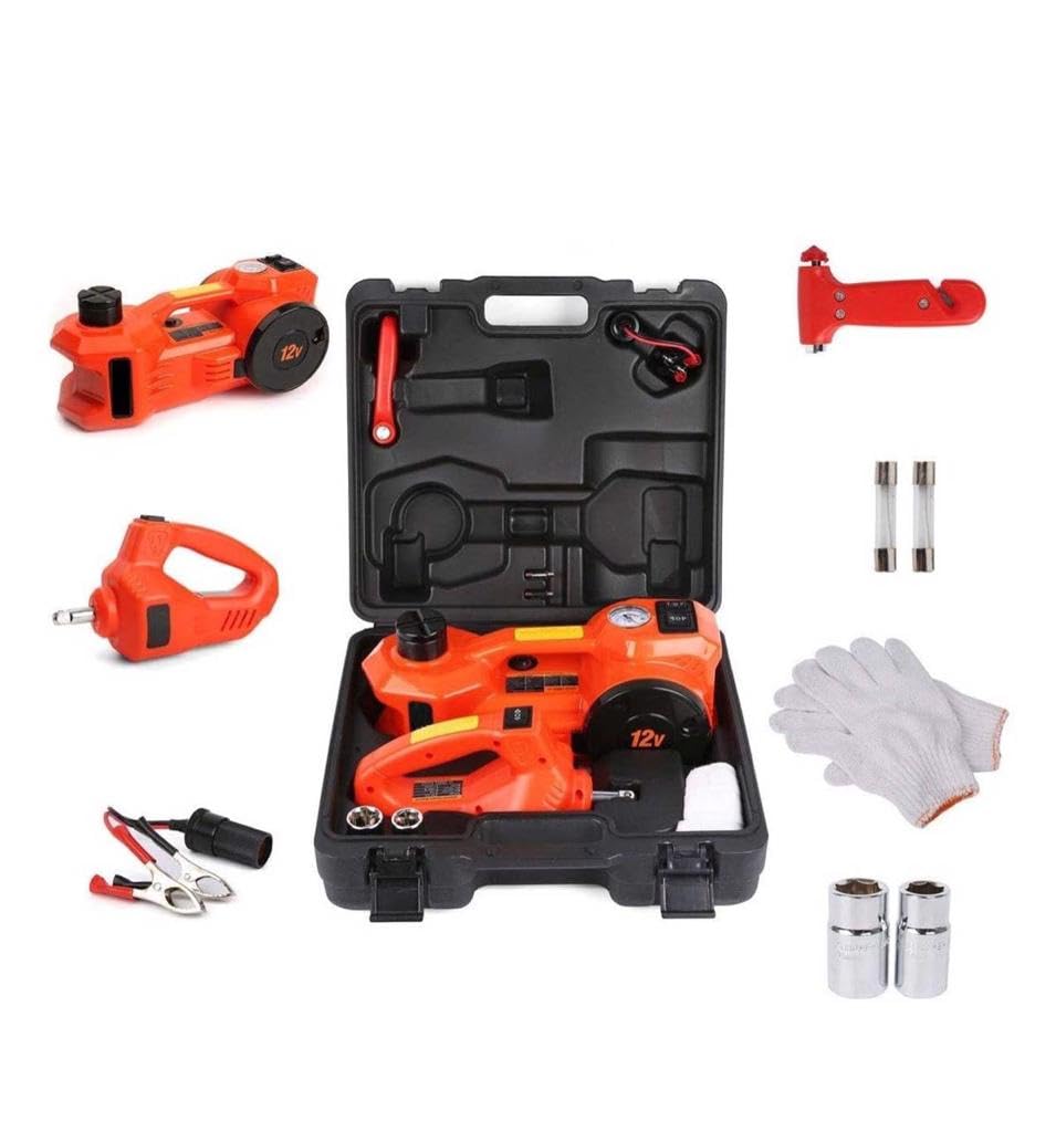 REBENUO Sulfar car repair tools hydraulic power units electric hydraulic car jack 3 ton electric lifts