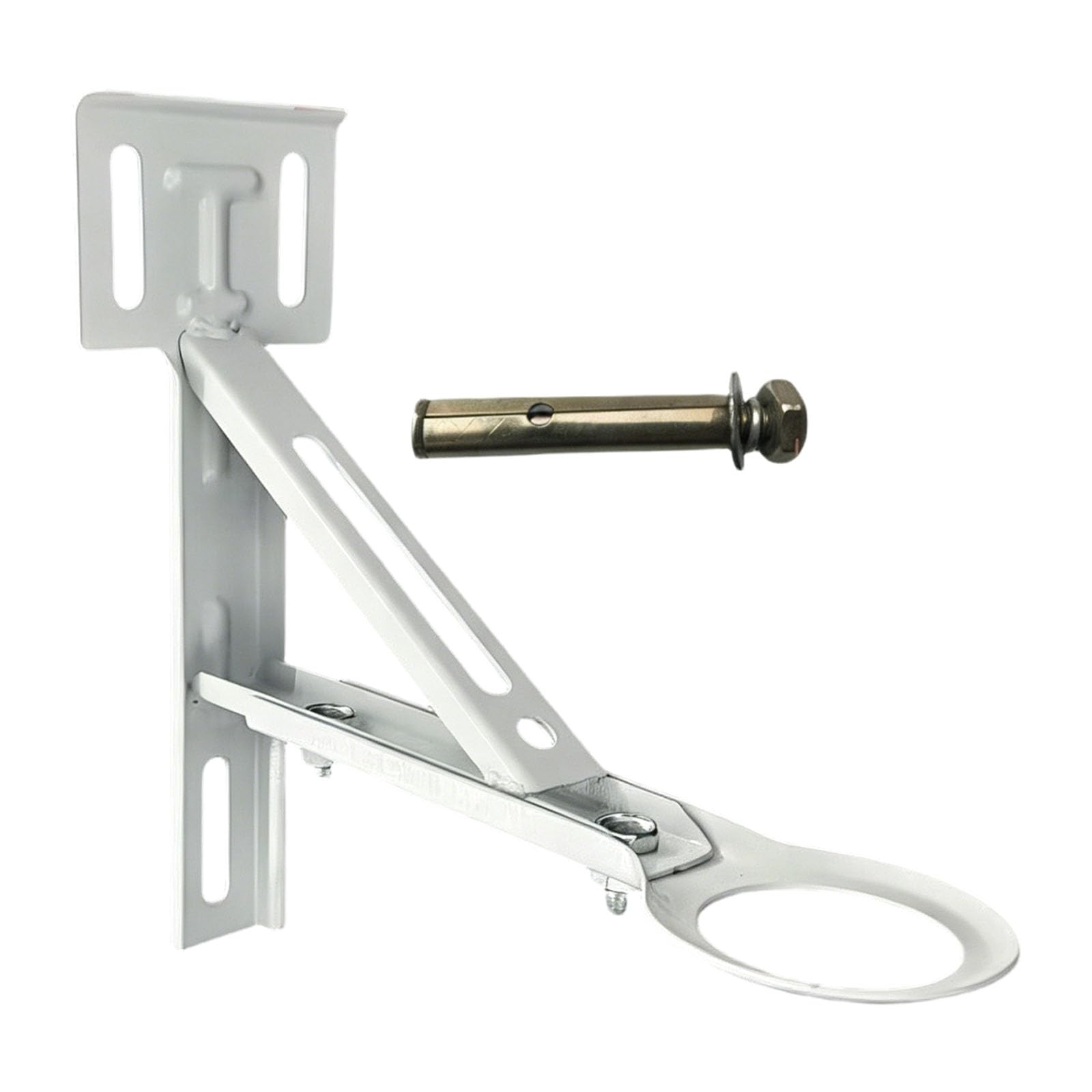 Msioytog Iron Wall Mount 3 Hole Sink Bracket Heavy Duty For Stable Basins In Bathroom Commercial Sink Bracket