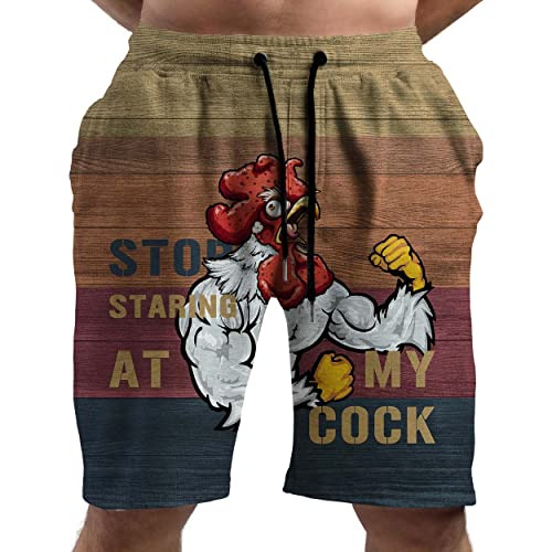 Mens Swim Trunks Stop Staring at My Cock Beach Shorts Quick Dry Swimwear for Men2