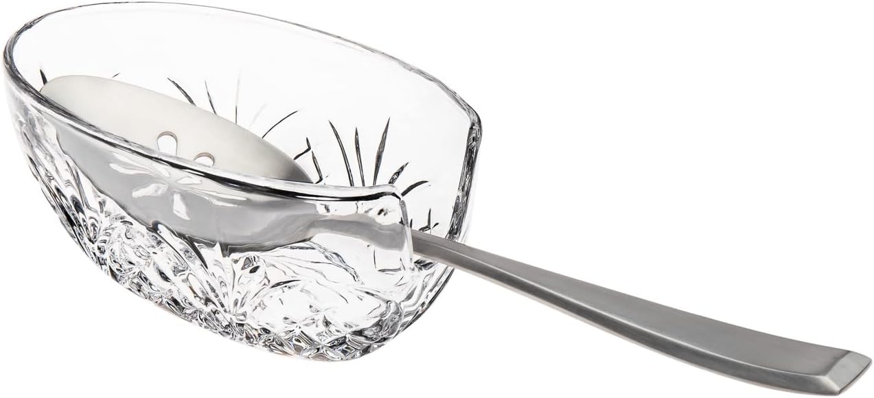 Godinger Spoon Rest Caddy, Spoon Rest Organizer, Utensil Holder for Kitchenware, Flatware & Storage
