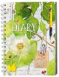 daphnes diary 2019  Daphne\'s Diary – Taschenkalender 2021: Mit Kalendarium, Platz für Notizen, Einkaufs- oder To-do-Liste sowie Rezepten, Rätseln, Ausmal-Motiven, Postkarten und Stickern