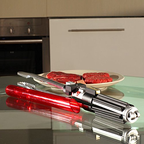 star wars lightsaber bbq tongs