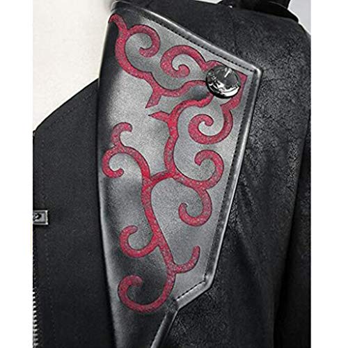 ABCDE Devil Fashion Giacca con Cappuccio Gotica da...