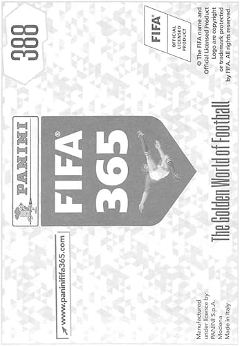 Miniatura 2 de 2017-18 Panini FIFA 365 Stickers Soccer #388 Palmeiras Record/Milestones Official Smaller Than Trading Card Sized Album Sticker in Raw (NM or