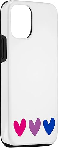 Miniatura 3 de Funda para iPhone 14 Pro Bisexual Pride Flag Heart Bi Sexual LGBT Hombres Mujeres