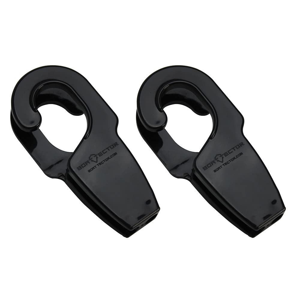 Extreme Max3005.5014 BoatTector Boat Rail Fender Hangers, Value 2-Pack - 1.25", Black