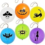 Halloween Punch Balloons for Kids Halloween Party Game Favor Supplies Decorations, 24pcs Halloween...
