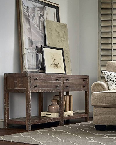 Modus Furniture Townsend Solid Wood Console Table, Java #TOP1