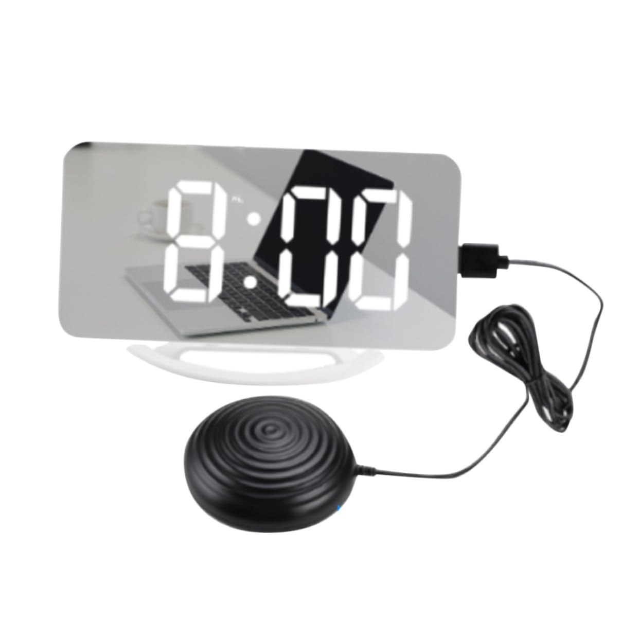 Digitaler Vibrationswecker mit LED Bildschirm und 1 Satz